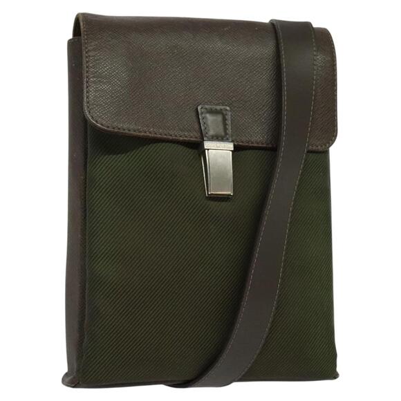 LOUIS VUITTON Taiga Saratov PM Shoulder Bag Grizzly M30898 - Picture 1 of 13